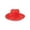 Red, variant on ChicHeadwear Organza Floppy Church Hat - Red