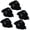 Black, variant on 5 Pcs Orange Stretchy Spider Web Halloween Decor Spooky Indoor Outdoor Scene Setter Props Vivid Cobweb Party Decorations 50 inches / 127 cm Creepy Artificial Cotton Set Easy Setup