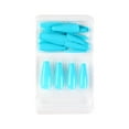 thumbnail image 2 of WREESH 24pcs Long Fake Nails Full Cover False Nail Coffin Tips Ballerina Art Manicure, 2 of 2