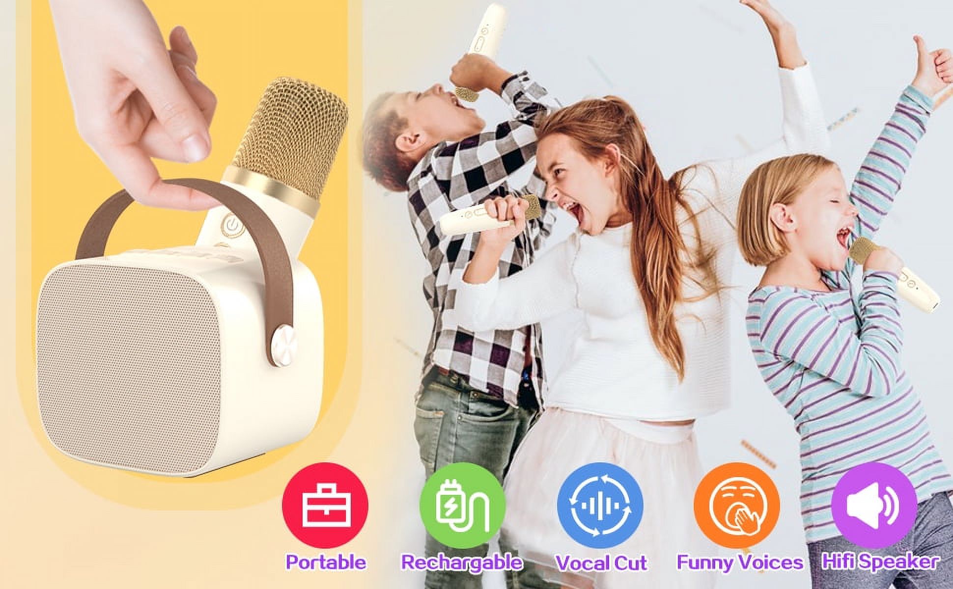 MEGUO Wireless Karaoke Microphone With Bluetooth Speaker photo 8