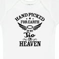 thumbnail image 4 of Inktastic Handpicked for Earth by My Tio in Heaven with Angel Wings Boys or Girls Baby Bodysuit, 4 of 5