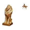 thumbnail image 1 of Figura de león, estatua de animal, figura de caballo, adorno de caballo hecho de resina o latón con forma creativa, adecuado para el hogar, la oficina, 1 of 8
