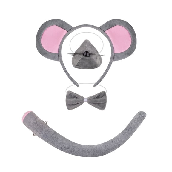 SJLDQY Carnival Boys Girls Mouse Dress Up Sexy Headwear Accessories Outfits Party Stage Performance Clothes Set