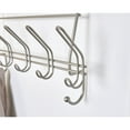 thumbnail image 4 of iDesign Weston Metal over the Door Rack, 6.66" x 17.75" x 13.73", Satin Silver, 4 of 5