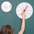 thumbnail image 3 of KAKOWELY 1 Ensemble de Roue de Prix Suspendue Roue de Prix Rotative Roue de Fortune pour Enfants Cadeau pour Enfants, 7.48"X7.48"X0.2", 3 of 5