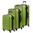 thumbnail image 1 of Juego de 3 piezas expandible Luggage SwissGear 7366 Hardside, color verde, 1 of 9