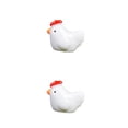 thumbnail image 2 of Accesorios de jardín de hadas Ounissouiy Decoración de pollo resina tipo 3 2Conjunto, 2 of 6