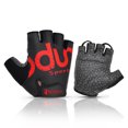 thumbnail image 3 of VALINK Microfiber Half Finger Gloves Soft Padded Short Finger Glove Hook & Loop Closure Easy Take off for, 3 of 6