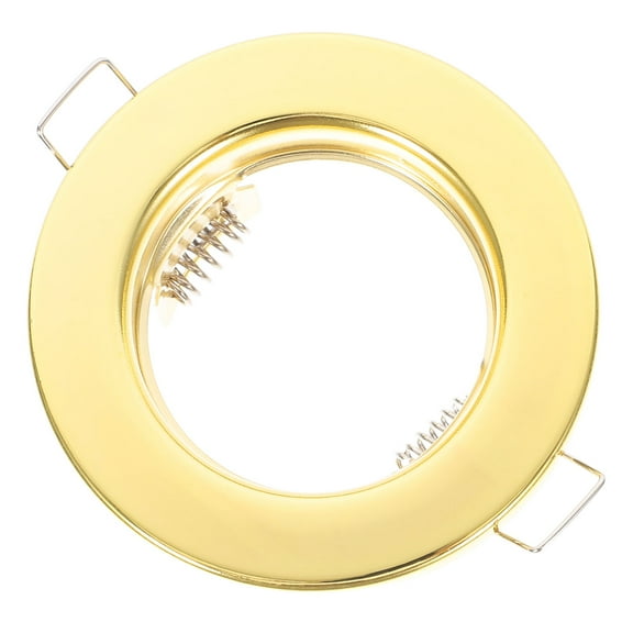WHAMVOX Golden Iron Trim Light Housing for Recessed LED Lighting with Easy Installation Fits MR16 GU10 Spotlights