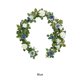 thumbnail image 2 of Bewildely Flores de de larga duración Opción de bajo mantenimiento Flores de de fondo para interiores o exteriores Decoración azul, 2 of 6