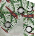 thumbnail image 4 of Ambesonne Bird Print Grommet Curtain, Exotic Parrots Jungle, 50"x72", Fern Green and Dark Pink, 4 of 5