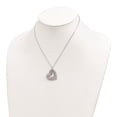 thumbnail image 5 of Auriga Fine Jewelry 925 Sterling Silver Rh-plated Triple Open CZ Heart w/2 in Extender Necklace 16" for Women, 5 of 5