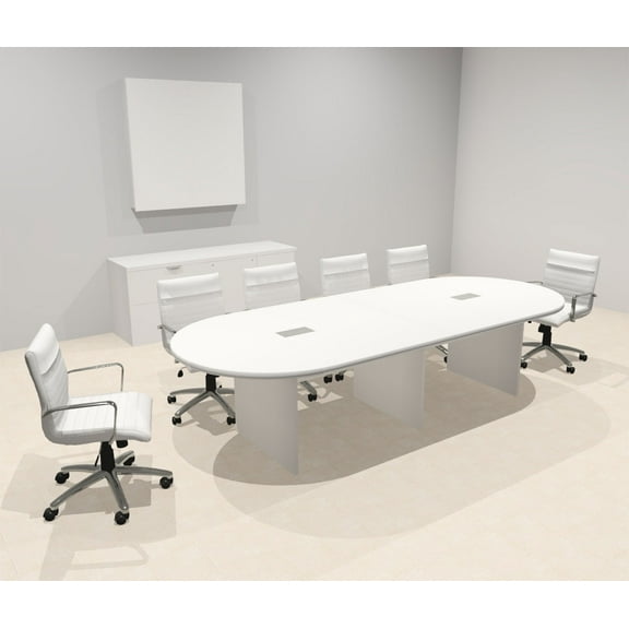 Modern Racetrack 10' Feet Conference Table, #OF-CON-CR1