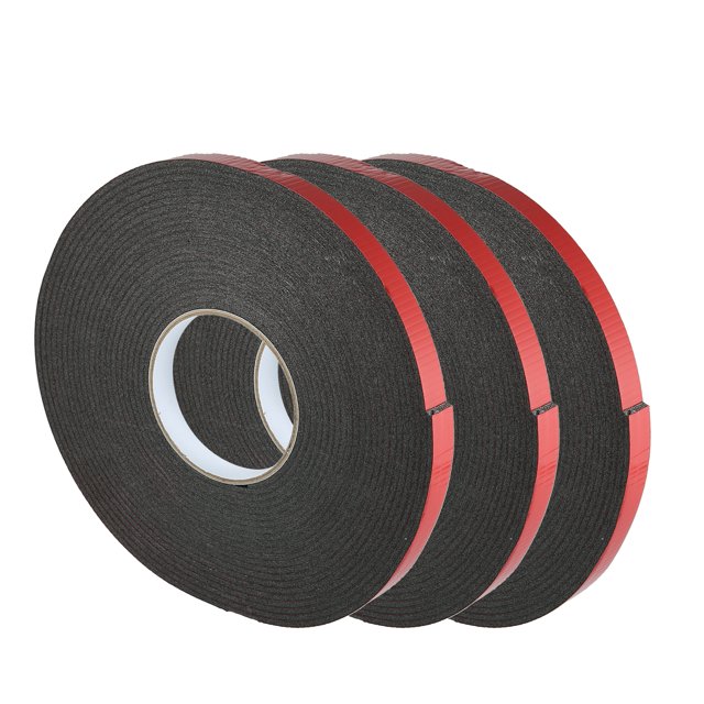3uds Montaje Cinta Doble Lado Esponja Cinta Ancho: 18 mm Unique Bargains arneses de cableado eléctrico automotriz