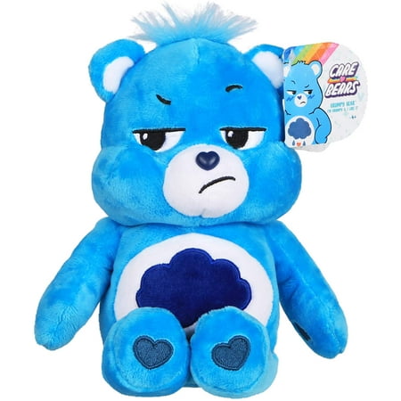 Basic Fun New 2020 Care Bears - 9" Bean Plush - Grumpy Bear - Soft Huggable Material!