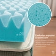 thumbnail image 3 of Dreamlab Colchoneta de Memory Foam con Gel, Topper de Zonas, Sobrecolchón de 7cm (Azul, King), 3 of 10