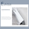 thumbnail image 6 of KONTONTY Wall Cleaning Brush with Handle, White Aluminum and PP, Ideal for Washing Walls, 1 Piece, 6 of 8