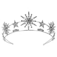 thumbnail image 2 of Mersess Delicate Girl Crown Bride Star Headdress Elegant Girl Crown Shiny Bride Crown, 2 of 10