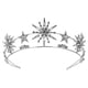 thumbnail image 3 of FELTECHELECTR Corona de niña brillante, vestido de novia, tiara, tocado, corona de modelado de estrella de boda, accesorio, 3 of 4