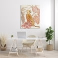 thumbnail image 2 of Stupell Industries Poised Cheetah Tropical Blush Monstera Fern Forest Animals & Insects Painting Gallery Wrapped Canvas Print Wall Art, 36 x 48, 2 of 6