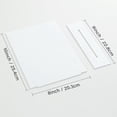thumbnail image 2 of Letrero acrílico blanco con soporte, paquete de 5 carteles de mesa de acrílico y base para números de mesa de boda, señalización de boda, eventos y fiestas, 2 of 4