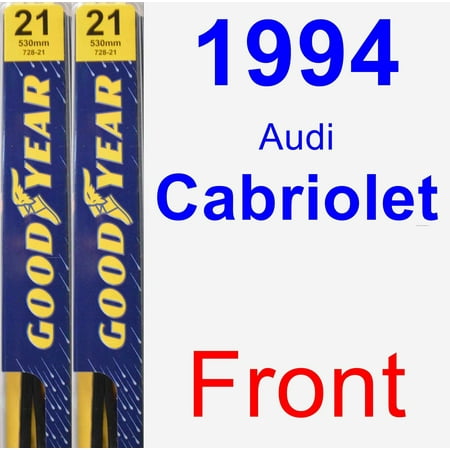 1994 Audi Cabriolet Brake - 1994 Audi Cabriolet Wiper Blade Set/Kit (Front) (2 Blades) - Premium