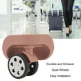 thumbnail image 4 of 2Pcs Luggage Wheels Quiet 360 Degree Rotating ABS Rubber Luggage Wheels With Screws For Replacement Repair, 4 of 8