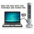 thumbnail image 4 of HIBIBUD Tower Fan,Dual Speed Wind Speed Portable Fan,Easy to Move Desk Fan, 4 of 5