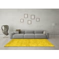 thumbnail image 3 of Ahgly Company Indoor Rectangle Abstract Yellow Contemporary Area Rugs, 4' x 6', 3 of 4