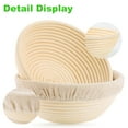 thumbnail image 3 of 1 Pcs Round Bread Banner Anti-counterfeiting Basket, Sourdough Bread Baking Supplies,for Making Baking And Fermentation(6.3in x 2.3in,16cmX6cm), 3 of 5