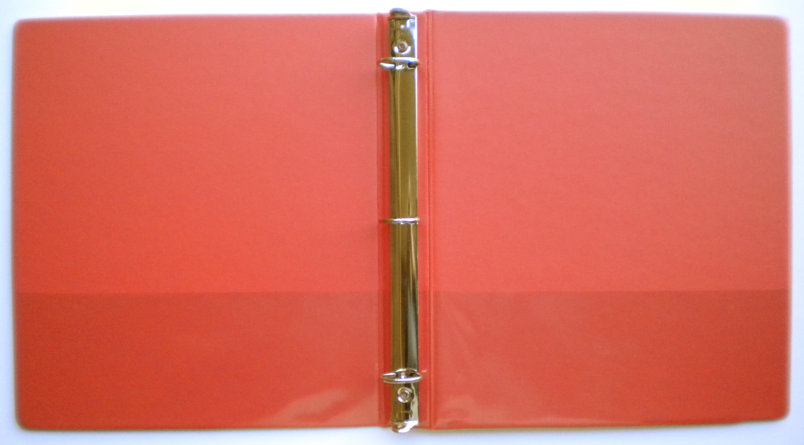 Orange 3Ring 1.5" View Binder, 8.5" x 11", Vinyl, Inside Pockets, Mfd