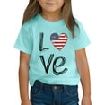 thumbnail image 4 of ZACPNCV Flag Shirt for Toddler Kids Boys Girls USA Flag T-Shirt 4th of July Shirt Patriotic Tee Tops Blue 7-8 Years, 4 of 9