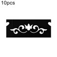 thumbnail image 2 of Gwong Decoración hogareña 10pcs efecto espejo autoadhesivo cintura borde de borde pegatina de pared DIY decoración Gwong 21047567, 2 of 7