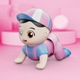 thumbnail image 4 of Hearth & Gear Baby Crawling Animated Animal With Sound Effects Fall Toddler Crawl Trainer Interactive Early Educational For 6 12 Months Alphabet Board Games Kids Games 2-4 Years Kids Climbing Alphabet, 4 of 5