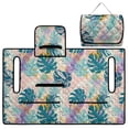 thumbnail image 5 of Whosucclay Tropical Leaves Golf Cart Seat Cover, 4 Convenient Pockets Golf Cart Seat Covers for 2-Seater Golf Cart EZGO Yamaha Carts Club Car, 51.18 x 30.3 inches, 5 of 9