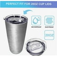 thumbnail image 3 of 2 Replacement Lids for Stainless Steel Tumbler Travel Cup - Fits OF Inner diameter 3.15 to 3.2 INCH Yeti Rambler and others (20 OZ), 3 of 4