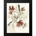 thumbnail image 2 of Goldberger, Jennifer 12x14 Black Modern Framed Museum Art Print Titled - Dusty Flower Composition I, 2 of 5
