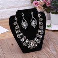 thumbnail image 3 of XISAOK Jewelry Necklace Bust Display Stand Velvet Necklace Earring Rack Mannequin, 3 of 9