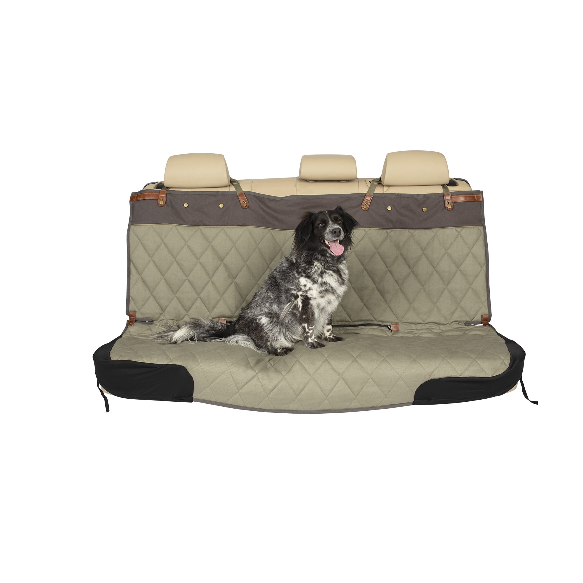 PetSafe Happy Ride Quilted Bench Seat Cover, Durable Vehicle Seat