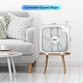 thumbnail image 5 of Ventilador de caja EZ-CHILL de 20 pulgadas, ventilador de ventana con circulación de aire de fuerza total de 3 velocidades, ventilador de piso, ventilador de dormitorio, ideal para el hogar, dormitori, 5 of 5