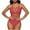 A102 Hot Pink, variant on Xdegoge One Piece Swimsuit for Women, High Waisted with Cut Out Midriff, Deep V Neck, Halter Straps, Tummy Control, Modest Beachwear Summer Swimming Swim Suit with Padding