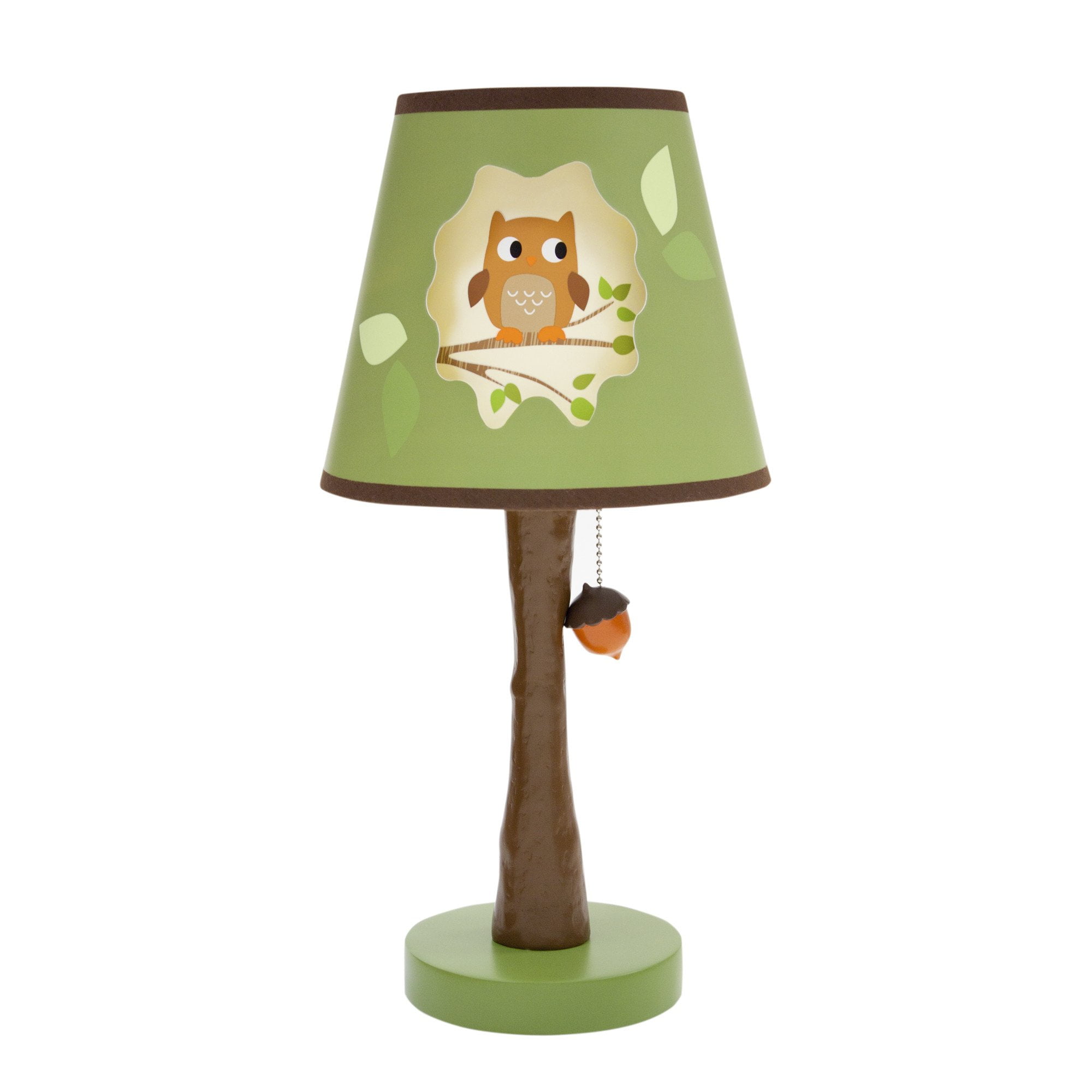 Lambs Ivy Woodland Tales Lamp With Shade Bulb Brown
