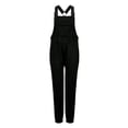 thumbnail image 4 of Loose-Fitting Fleece Overalls for Women Winter Casual Adjustable Warm Pockets, 4 of 9