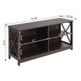 thumbnail image 4 of Convenience Concepts Oxford 55-inch TV Stand with Shelves, Espresso, 4 of 5