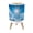 Color 4, variant on Small Trash Can with Lid Steampunk Mechanical Gears Pipes Bronze Metallic Industrial 1.8 Gallon Dog Proof Trash Can Round Garbage Can Waste Bin Wastebasket for Bathroom Bedroom Living Room