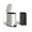 White, variant on TEQIN 13 Gal & 2.6 Gal Stainless Steel Garbage Can,Step-On Kitchen Trash Can Soft-Close Lid, Fingerprint-Resistant, Removable Liner, Slim Rectangle Kitchen Waste Bins