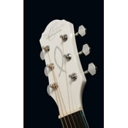 Oscar Schmidt Folk Acoustic Electric Guitar, White