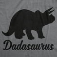 thumbnail image 2 of Mens Dadasaurus T Shirt Funny Fathers Day Dinosaur Tee for Guys Graphic Tees, 2 of 7