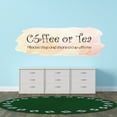 thumbnail image 3 of COFFEE & TEA - Vinyl Home Living Room Quotes Decoration Please Stop And Share A Cup With Me Lettering Art Design Coffee Cup Wall Decal Sticker 10" x 3", 3 of 5