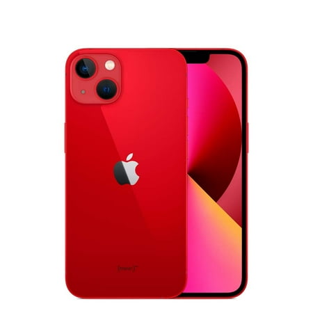 Restored Apple iPhone 13 128GB Fully Unlocked Red (Refurbished)
